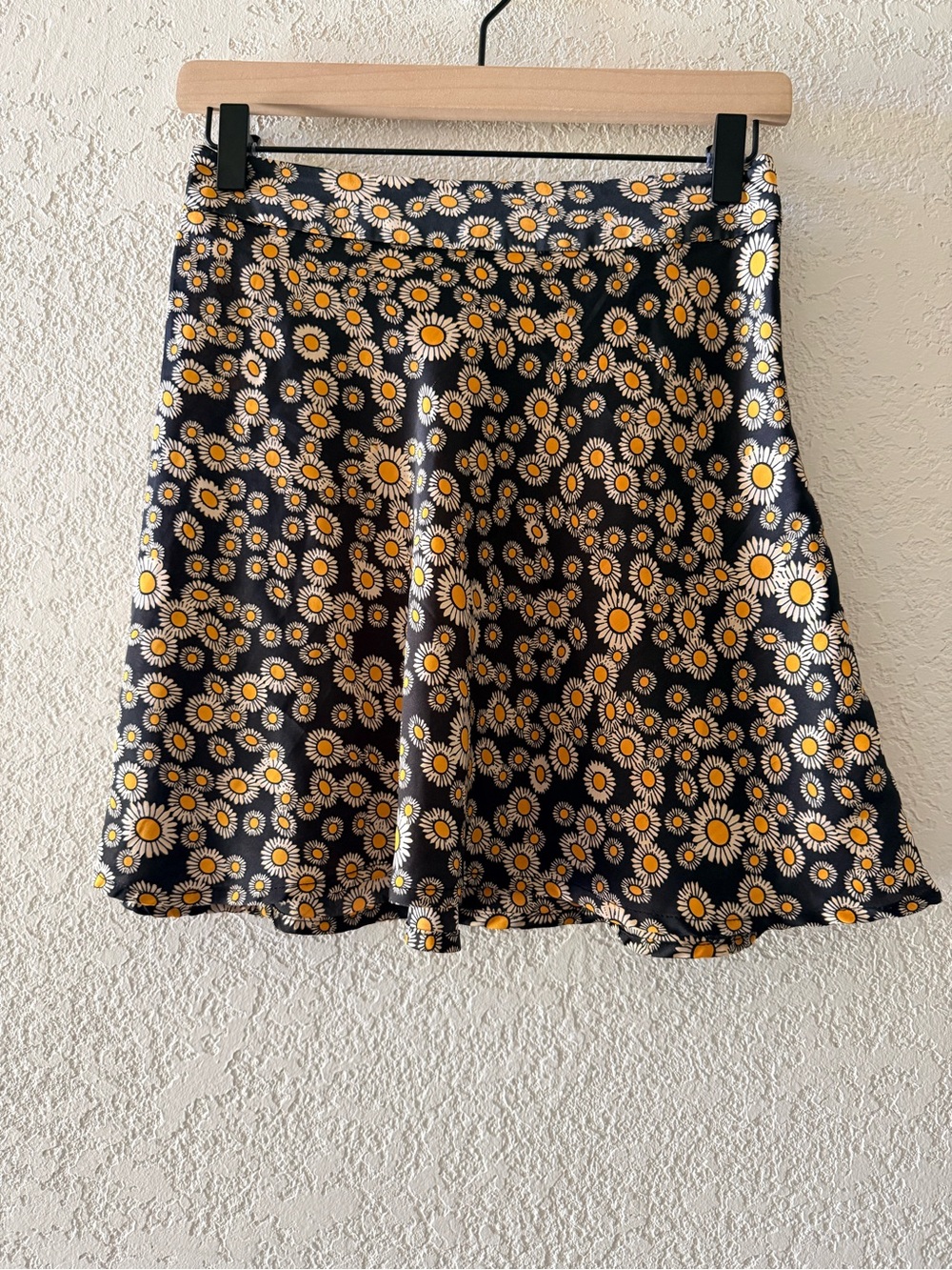 FREE PEOPLE‎ Phoebe Daisy Floral Boho Mini High Waisted Skirt Women’s Size 0